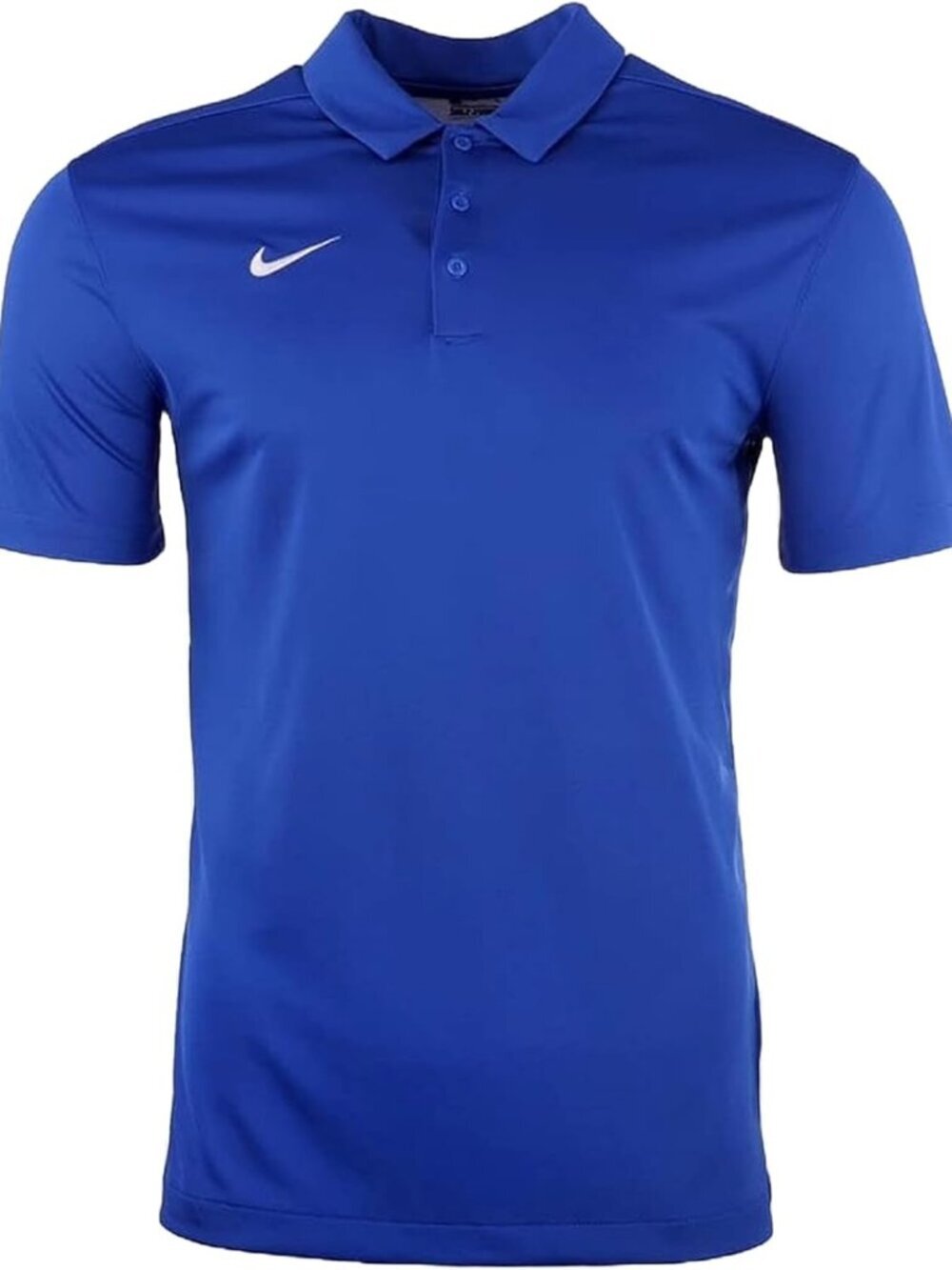Men's Royal Imported mesh body fabric Three-button Polos Shirt